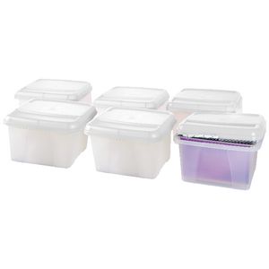 Crystalfile Porta Box Clear 6 Pack