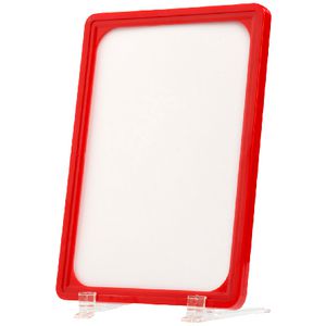 Meto A5 Signage Frames Red 2 Pack