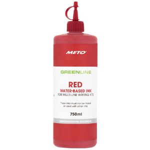 Meto Sign Writing Ink Red 750mL