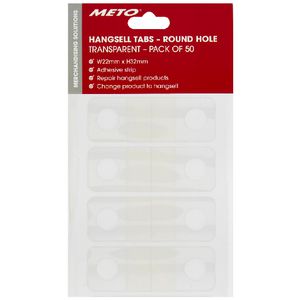 Meto Round Hangtabs 50 Pack