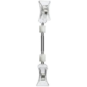 Meto Double Clip Sign Holders Medium 4 Pack