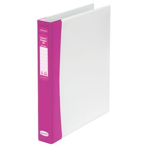 ColourHide Soft Grip Insert Binder A4 2 D-Ring 25mm Pink