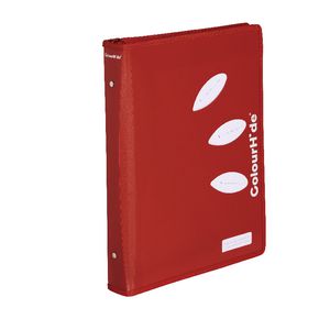 ColourHide My Zipper Binder A4 2 D-Ring 25mm Red