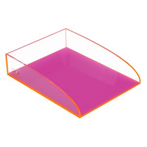 ColourHide Glo Document Tray Pink
