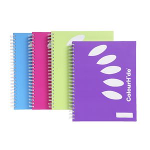 ColourHide A4 Hardcover 5 Subject Notebook 250 Page