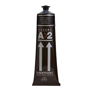 Chroma Lightfast Art Students Acrylic 120mL Burnt Umber