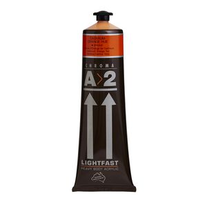 Chroma Lightfast Art Students Acrylic 120mL Cadmium Orange
