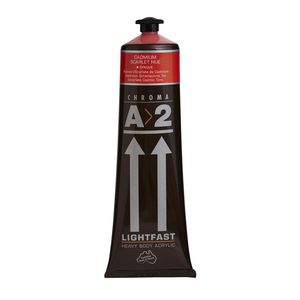 Chroma Lightfast Art Students Acrylic 120mL Cadmium Scarlet