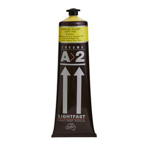 Chroma A2 Lightfast Students Acrylic 120mL Yellow Light