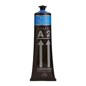 Chroma A2 Lightfast Students Acrylic 120mL Cerulean Blue Hue