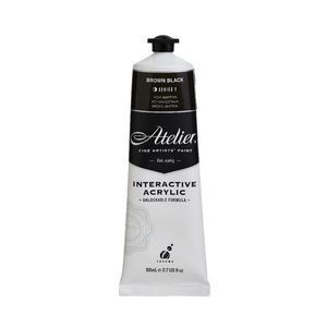 Atelier Interactive Artist Acrylic 80mL Brown Black S1