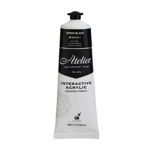 Atelier Interactive Artist Acrylic 80mL Green Black S1
