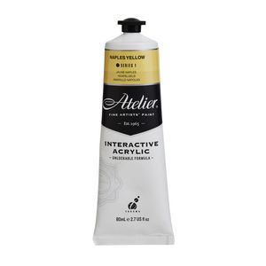 Atelier Interactive Artist Acrylic 80mL Naples Yellow S1