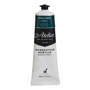 Atelier Interactive Artist Acrylic 80mL Phthalo Green S1