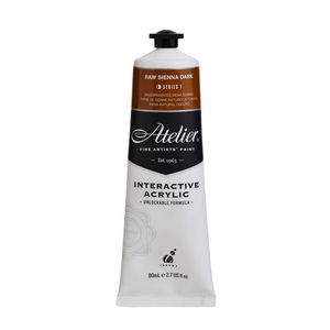 Atelier Interactive Artist Acrylic 80mL Raw Sienna Dark S1