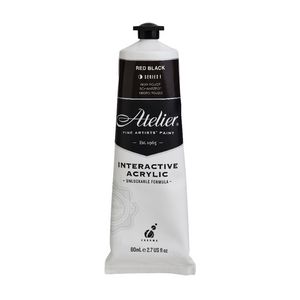 Atelier Interactive Artist Acrylic 80mL Red Black S1