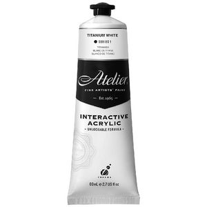 Atelier Interactive Artist Acrylic 80mL Titanium White S1