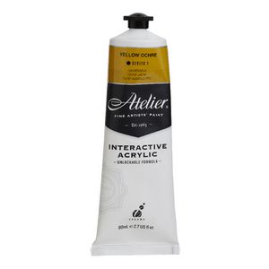 Atelier Interactive Artist Acrylic 80mL Yellow Ochre S1
