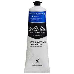 Atelier Interactive Artist Acrylic 80mL Cerulean Blue Hue S2