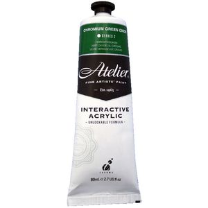 Atelier Interactive Artist Acrylic 80mL Chrome Green Oxide S2
