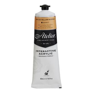 Atelier Interactive Artist Acrylic 80mL Naples Yellow Red S2