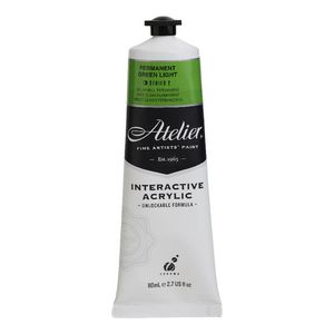 Atelier Interactive Artist Acrylic 80mL Perm Green Light S2