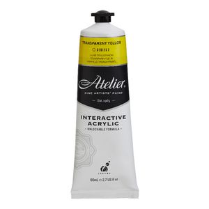 Atelier Interactive Artist Acrylic 80mL Transparent Yellow S2
