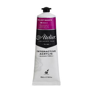 Atelier Interactive Artist Acrylic 80mL Brilliant Magenta S3