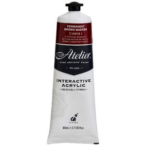 Atelier Interactive Acrylic 80mL Permanent Brown Madder S3