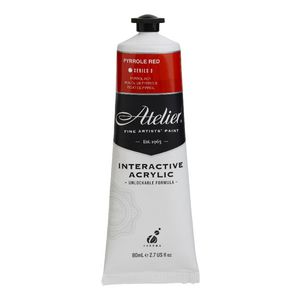 Atelier Interactive Artist Acrylic 80mL Pyrrole Red S3