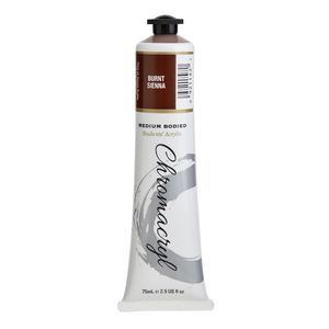 Chroma Student Acrylic Paint 75mL Burnt Sienna