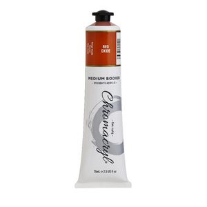 Chromacryl Student Acrylic Paint 75mL Red Oxide