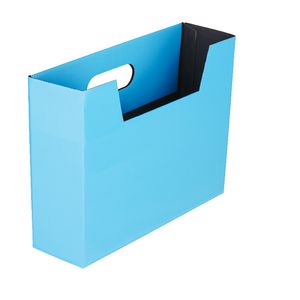Collapsible Cardboard Document Holder Blue