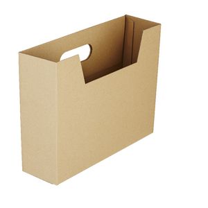 Collapsible Cardboard Document Holder Kraft