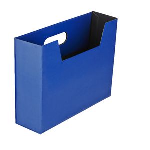 Collapsible Cardboard Document Holder Navy