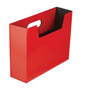 Collapsible Cardboard Document Holder Red