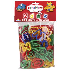 Plasticine Cutters Alphabet and Numbers