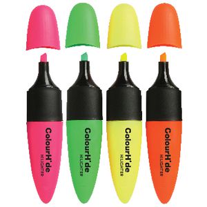 ColourHide Highlighters Assorted 4 Pack