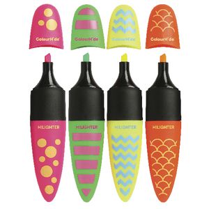 ColourHide Highlighters Designs 4 Pack