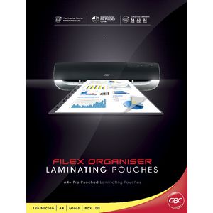 GBC Laminating Pouch A4 125 Micron Filex Gloss 25 Pack