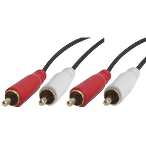 Comsol 2 x RCA Male to 2 x RCA Male Audio Cable 2m