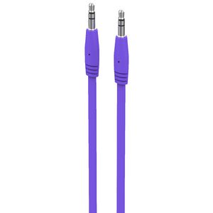 Comsol 3.5mm Flat Audio Cable 1m Purple