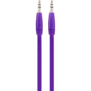 Comsol 3.5mm Flat Audio Cable 1m Purple