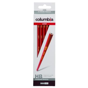 Columbia Cadet Pencil HB Round 20 Pack