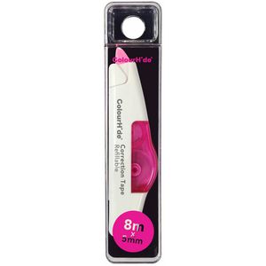 ColourHide Correction Tape 5mm x 8m Pink