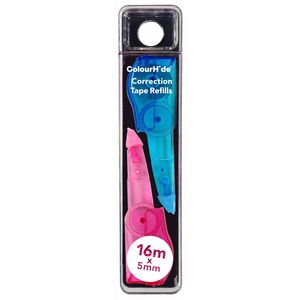 ColourHide Correction Tape Refills 5mm x 8m 2 Pack