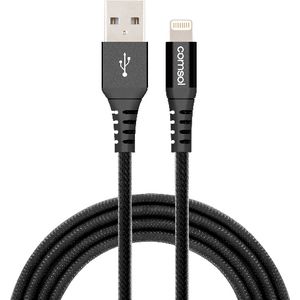 Comsol Premium Lightning to USB Cable 2m Metallic Black