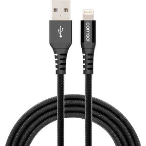 Comsol Lightning to USB Cable 3m Metallic Black