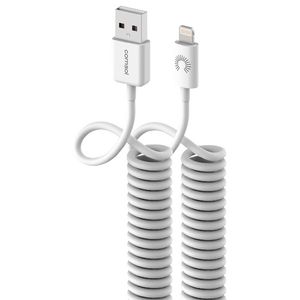 Comsol Lightning to USB Cable Coiled 1.2m White