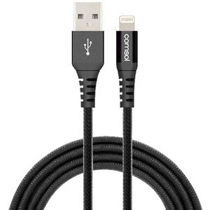 Comsol Premium Lightning to USB Cable 1.2m Metallic Black
